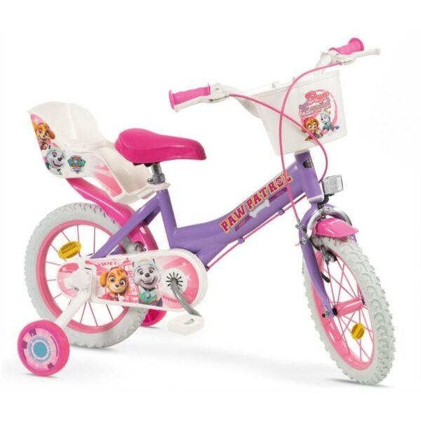 Childrens bike 14" Paw Patrol Violet 1480 Girl TOIMSA