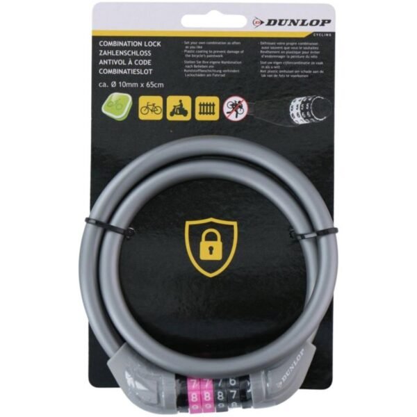 Dunlop Bike Lock Cable, Code 1042510