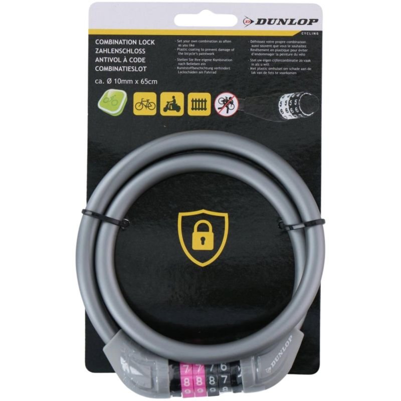 lupin-wear-ca-dunlop-bike-lock-cable-code-1042510-1115363 Dunlop Bike Lock Cable, Code 1042510 - Image 1
