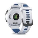 Garmin Forerunner 265 46mm Black Bezel with Whitestone Case White and Blue - Image 2