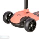 NILS FUN HLB122 LED pink childrens scooter - Image 5