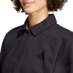 Adidas All Szn French Terry Polo Sweatshirt W IX3806 - Image 5