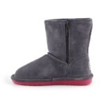 BearPaw Emma Toddler Zipper Jr 608TZ-903 Charcoal Pomberry Winter Boots - Image 4