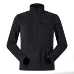 Berghaus Prism PT HZ Mens Fleece Sweatshirt Size M Black