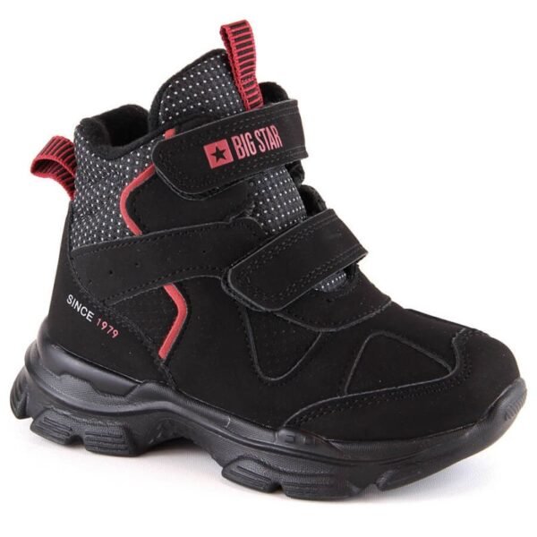 Big Star Jr INT1883 high-top sports shoes black