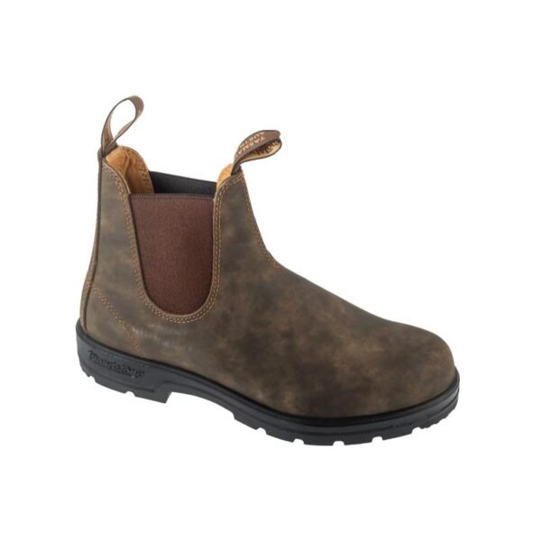Blundstone Elastic Sided Boot Lined 585-RUSTIC Brown 36