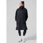 CASALL Light Padded Rain Parka Womens Black - Image 2