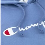 Champion Hooded Sweatshirt Blue W 117529 BS099 - Image 4
