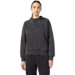 Champion Womens Polo Neck Sweatshirt Gray 118366 KK001