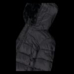CMP womens winter jacket with hood, sports, insulated, black (34K0036F/U901) - Image 4