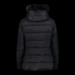 CMP womens winter jacket with hood, sports, insulated, black (34K0036F/U901) - Image 5