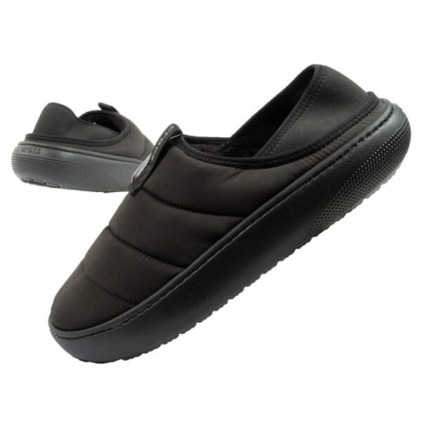 Crocs mens shoes slippers Classic Puff Moc slippers black insulated