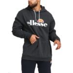 Ellesse Mens Hooded Sweatshirt Gray Sl Gottero Oh Hoody SHC07407106 - Image 2