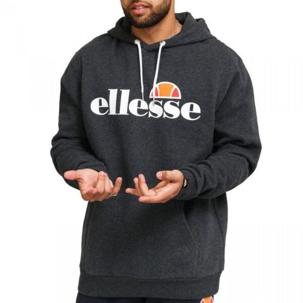 Ellesse Mens Hooded Sweatshirt Gray Sl Gottero Oh Hoody SHC07407106