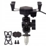 FreedConn MC7C phone holder and charger + BM2R head tube mount - Image 2