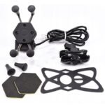 FreedConn MC7C phone holder and charger + BM2R head tube mount - Image 4