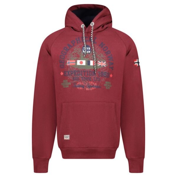 Geographical Norway DB 100 M sweatshirt WZ3006H/GN-Burgundy