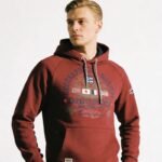 Geographical Norway DB 100 M sweatshirt WZ3006H/GN-Burgundy - Image 7