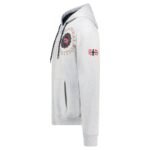 Geographical Norway Geganto Blended DB 100 M sweatshirt WZ3027H/GN-Blended Gray - Image 2