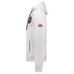 Geographical Norway Geganto Blended DB 100 M sweatshirt WZ3027H/GN-Blended Gray - Image 3