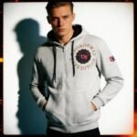 Geographical Norway Geganto Blended DB 100 M sweatshirt WZ3027H/GN-Blended Gray - Image 6