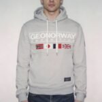 Geographical Norway Great Blended DB 317 M sweatshirt WY8612H/GN-Blended Gray - Image 4