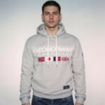 Geographical Norway Great Blended DB 317 M sweatshirt WY8612H/GN-Blended Gray - Image 5