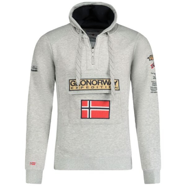 Geographical Norway Gymclass EO DB 100 M sweatshirt WU6620H/GNO-Blended Gray