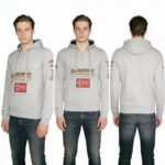 Geographical Norway Gymclass EO DB 100 M sweatshirt WU6620H/GNO-Blended Gray - Image 5
