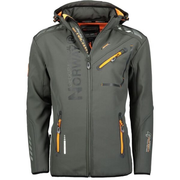 Geographical Norway Softshell Jacket Royaute DB 068 M WY8027H/GN/Dark Gray / Orange