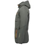 Geographical Norway Softshell Jacket Royaute DB 068 M WY8027H/GN/Dark Gray / Orange - Image 3
