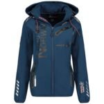 Geographical Norway womens softshell jacket REINE ASSORT B EO LADY 007 NAVY / NAVY (WU8088F/GNO-MARINE / MARINE) - Image 2