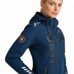 Geographical Norway womens softshell jacket REINE ASSORT B EO LADY 007 NAVY / NAVY (WU8088F/GNO-MARINE / MARINE) - Image 7