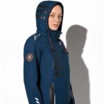 Geographical Norway womens softshell jacket REINE ASSORT B EO LADY 007 NAVY / NAVY (WU8088F/GNO-MARINE / MARINE) - Image 8