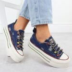 Goe denim sneakers W RR2N4103 INT2100 - Image 2