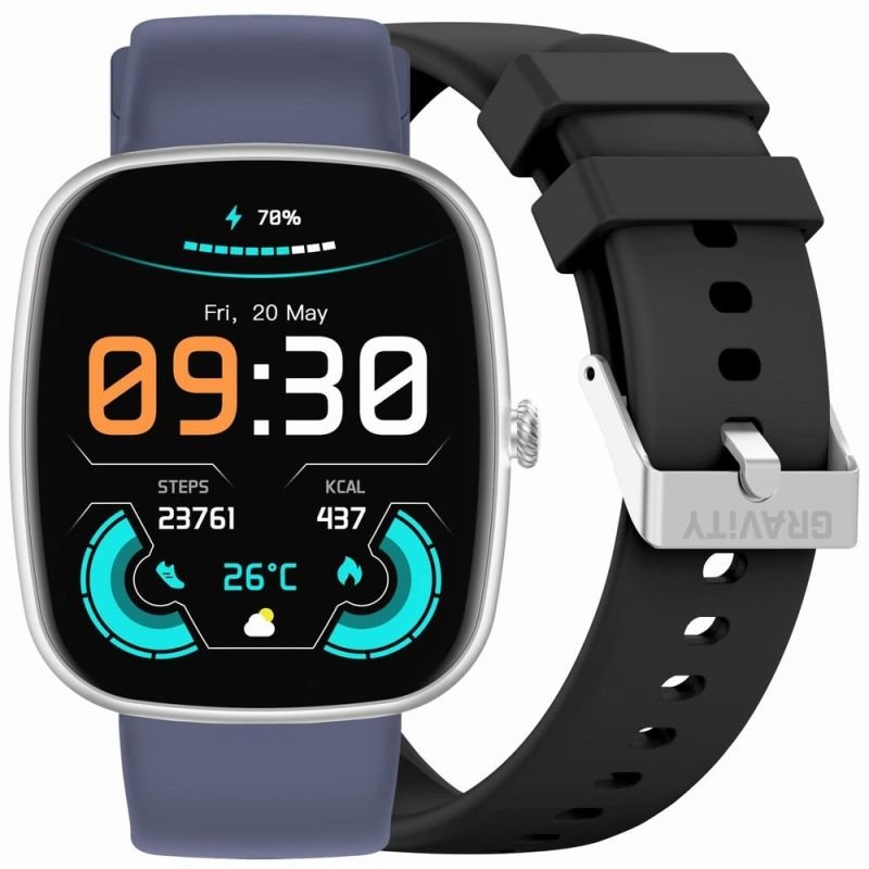 lupin-wear-ca-gravity-gt18-6-men-s-smartwatch-black-silicone-strap-navy-blue-strap-1830267 Gravity Smartwatch with Black