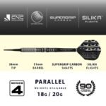 Harrows Chizzy Series 4 Darts 90% Softip - Image 3