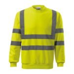HV Essential Unisex Sweatshirt (Fluorescent Yellow) - Image 3