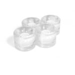Index card rings 59x46 mm semi-transparent white - Image 2
