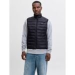 JackJones mens vest JJEBRADLEY LIGHT BODYWARMER COLLAR NOO 12280973 BLACK