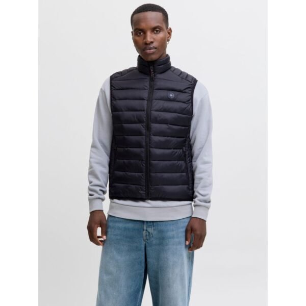 JackJones mens vest JJEBRADLEY LIGHT BODYWARMER COLLAR NOO 12280973 BLACK