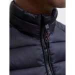 JackJones mens vest JJEBRADLEY LIGHT BODYWARMER COLLAR NOO 12280973 BLACK - Image 4