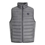 JackJones mens vest JJEBRADLEY LIGHT BODYWARMER COLLAR NOO 12280973 CASTLEROCK - Image 2