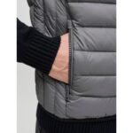 JackJones mens vest JJEBRADLEY LIGHT BODYWARMER COLLAR NOO 12280973 CASTLEROCK - Image 3