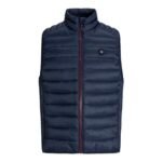 JackJones mens vest JJEBRADLEY LIGHT BODYWARMER COLLAR NOO 12280973 SKY CAPTAIN - Image 2