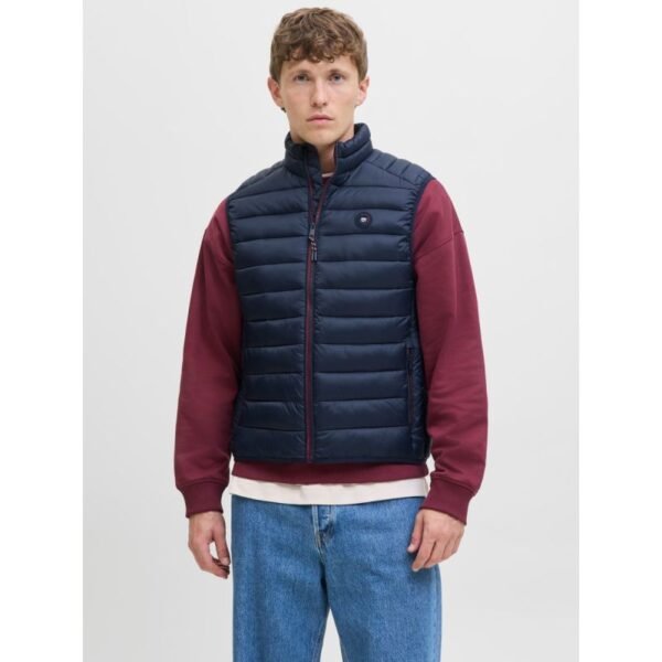 JackJones mens vest JJEBRADLEY LIGHT BODYWARMER COLLAR NOO 12280973 SKY CAPTAIN