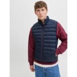 JackJones mens vest JJEBRADLEY LIGHT BODYWARMER COLLAR NOO 12280973 SKY CAPTAIN - Image 6
