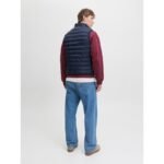 JackJones mens vest JJEBRADLEY LIGHT BODYWARMER COLLAR NOO 12280973 SKY CAPTAIN - Image 7