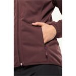 Jack Wolfskin Windhain Hoody W womens softshell jacket with hood, red (1307481_2866) - Image 6