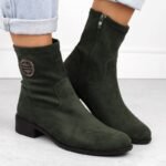 Jezzi W Suede Ankle Boots ASA198-28 JEZ432B - Image 4